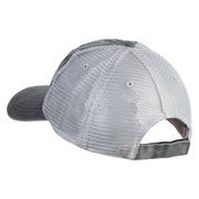 Reading Magic Embroidered Pigment Dyed Twill Trucker Cap - Black Grey OSFM