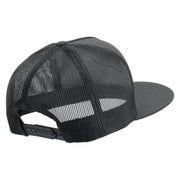 Licensed 82nd Airborne Military Embroidered 5 Panel Mesh Trucker Snapback Cap - Charcoal OSFM