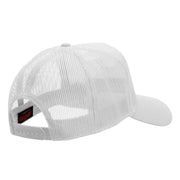 Striped Ruger American Flag Embroidered Cotton Twill Mesh Cap