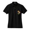 Fall Leaves Ladies Big Size Heavyweight Cotton Pique Polo Graphic Shirt