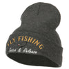 Fly Fishing Catch and Release Embroidered Long Beanie