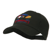 Fishing Fly and Bobber Embroidered Cap