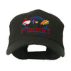 Fishing Fly and Bobber Embroidered Cap