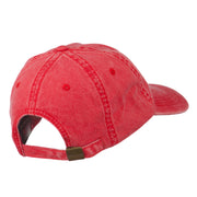 Female Symbol Embroidered Washed Cap