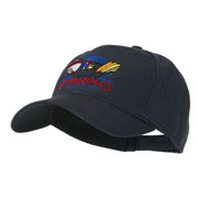 Fishing Fly and Bobber Embroidered Cap