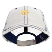 Artistic Afircan Logo Embroidered Low Profile Special Cotton Mesh Cap - Putty OSFM