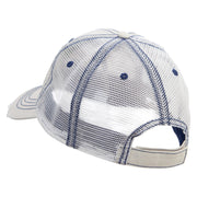 Artistic Afircan Logo Embroidered Low Profile Special Cotton Mesh Cap - Putty OSFM