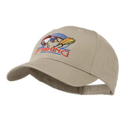 Fishing Fly and Bobber Embroidered Cap