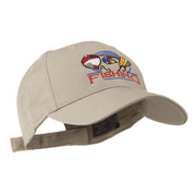 Fishing Fly and Bobber Embroidered Cap