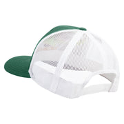 Licensed US Navy Veteran Embroidered Contrast Trucker Cap - Evergreen-White OSFM