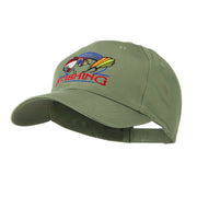 Fishing Fly and Bobber Embroidered Cap