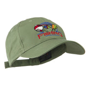 Fishing Fly and Bobber Embroidered Cap