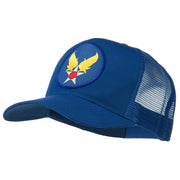 Air Force Military Patched Mesh Cap