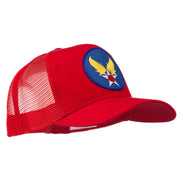 Air Force Military Patched Mesh Cap