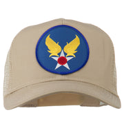 Air Force Military Patched Mesh Cap