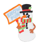 Frozen Snow Fun Winter Patches