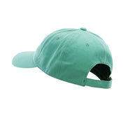 High Smiley Face Embroidered Unstructured Cotton Twill Washed Cap