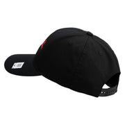 USMC Design Embroidered 6 Panel Structured Cotton Twill Cap Made in USA