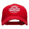 Football Embroidered Low Profile Structured PET Spun Cap