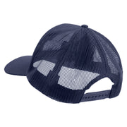 Licensed US Army Corps of Engineers Embroidered Solid Cotton Twill Mesh Prostyle Cap - Navy OSFM