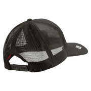 Licensed US Army Corps of Engineers Embroidered Solid Cotton Twill Mesh Prostyle Cap - Charcoal OSFM
