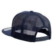 California 1986 5 Panel Mesh Trucker Snapback Cap - Navy OSFM