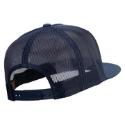 California 1986 5 Panel Mesh Trucker Snapback Cap - Navy OSFM