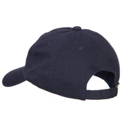 Glitter Angel Embroidered Unstructured Washed Cap