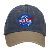 NASA Insignia Embroidered Washed Two Tone Cap