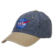 NASA Insignia Embroidered Washed Two Tone Cap