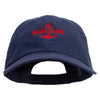 Rhode Island Logo Embroidered Low Profile Dyed Cotton Twill Cap - Navy OSFM