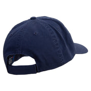 Rhode Island Logo Embroidered Low Profile Dyed Cotton Twill Cap - Navy OSFM