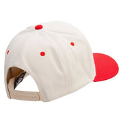 Great Smoky Mountains Embroidered Premium Pro Style 5 Panels Cap - Red-Stone OSFM