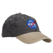 NASA Insignia Embroidered Washed Two Tone Cap