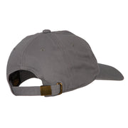 Glitter Angel Embroidered Unstructured Washed Cap