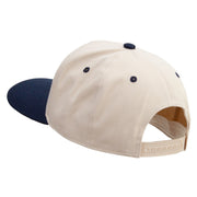 Great Smoky Mountains Embroidered Premium Pro Style 5 Panels Cap - Navy-Stone OSFM