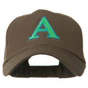 Greek Alphabet Alpha Embroidery Cap