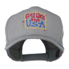 God Bless the USA Embroidered Cap