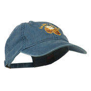 Good Times Beer Image Embroidered Washed Cap