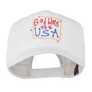 God Bless the USA Embroidered Cap