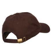 Gingerbread Man Embroidered Unstructured Cap