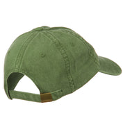 Golf Ball on Golf Tee Embroidered Washed Cotton Cap