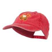 Good Times Beer Image Embroidered Washed Cap