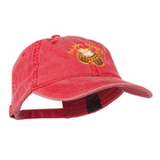 Good Times Beer Image Embroidered Washed Cap