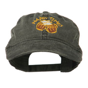 Good Times Beer Image Embroidered Washed Cap