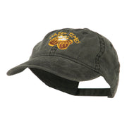 Good Times Beer Image Embroidered Washed Cap