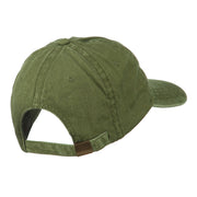 Good Times Beer Image Embroidered Washed Cap