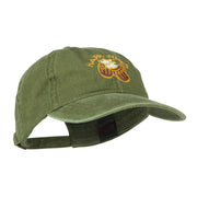 Good Times Beer Image Embroidered Washed Cap