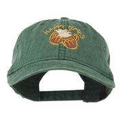 Good Times Beer Image Embroidered Washed Cap