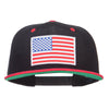 American Flag Patched Two Tone Snapback